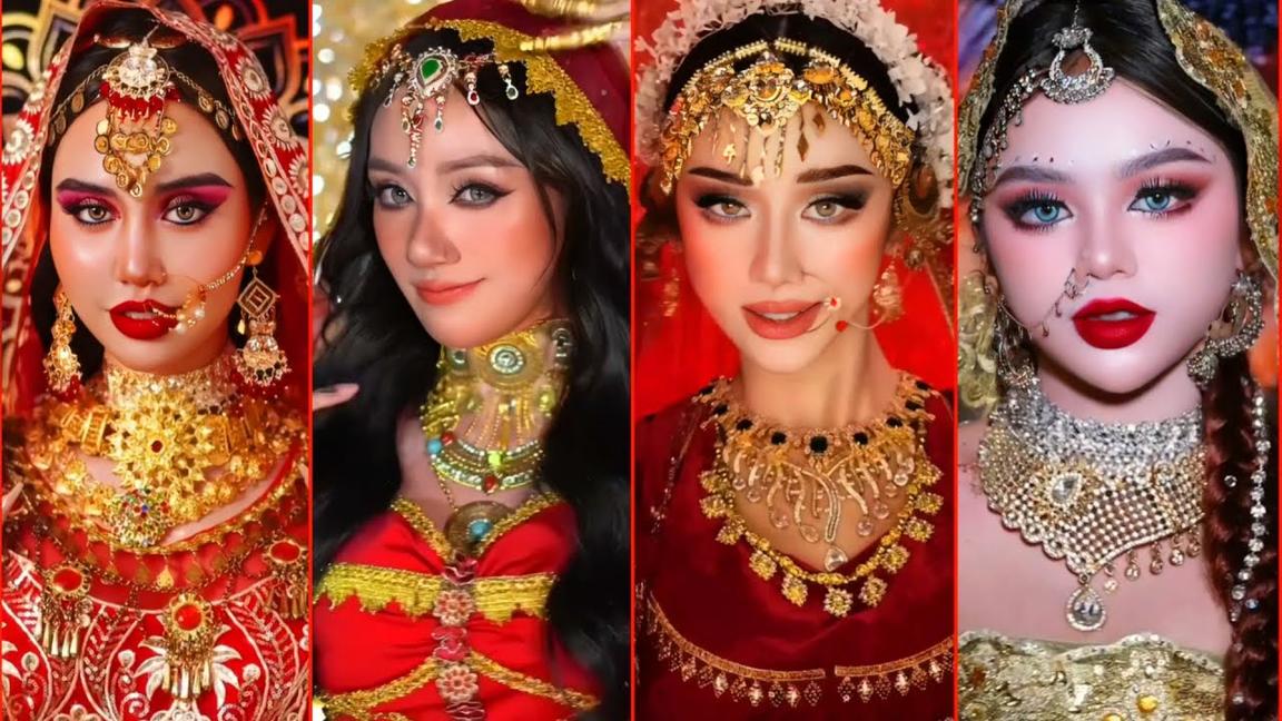 Asoka Bribal Makeup Trend “Indian Makeup Trend From Viet Nam” Trend Biến Hình Ấn Độ🧕Look Challenge